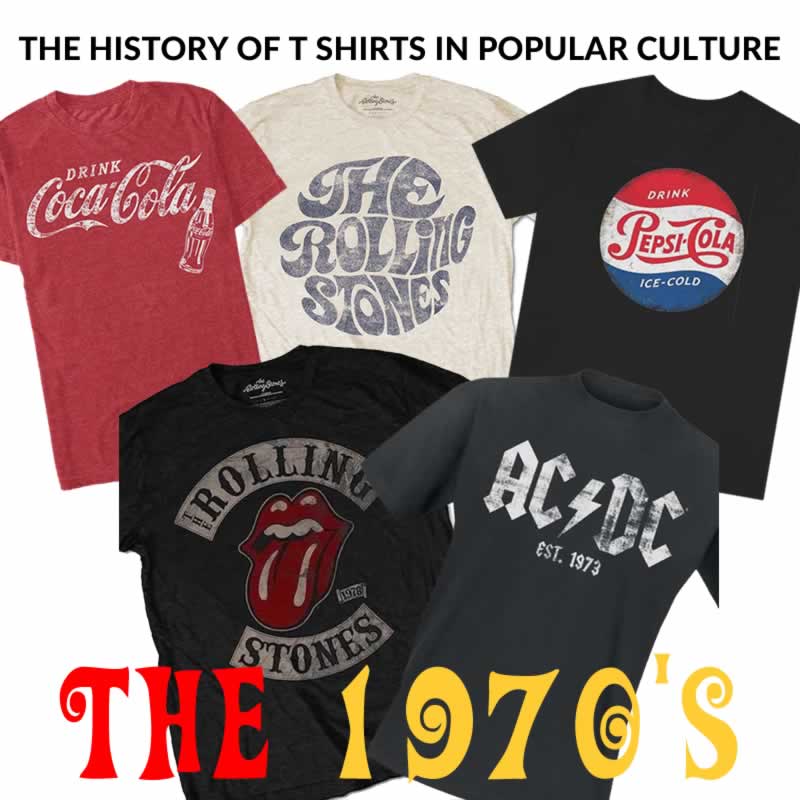 The Most Popular T-Shirts In The 1970's (70's T-Shirt Styles)