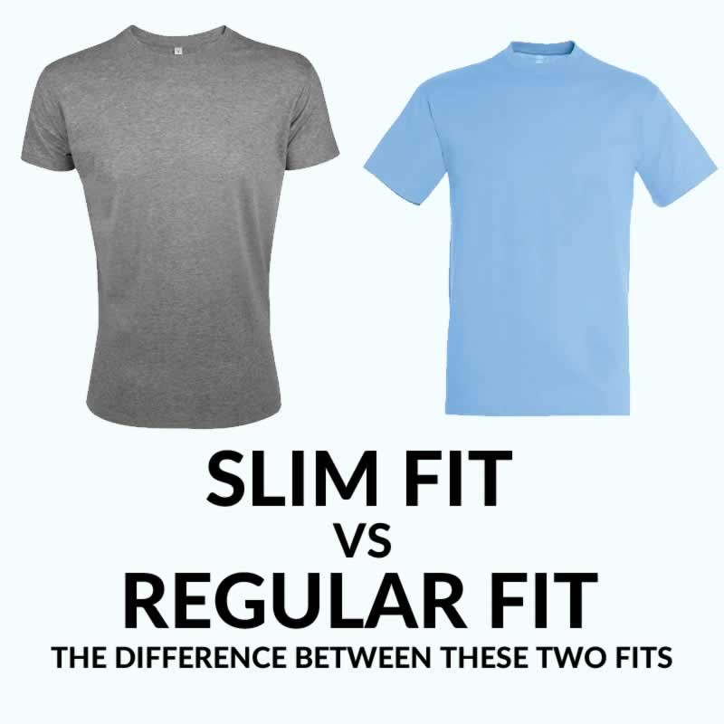 Slim Fit vs Regular Fit T-Shirts