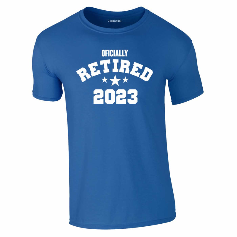 Officially Retired 2023 Tee In Blue