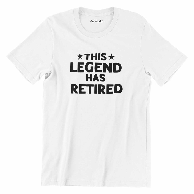 This Legend Has Retired Tee In White