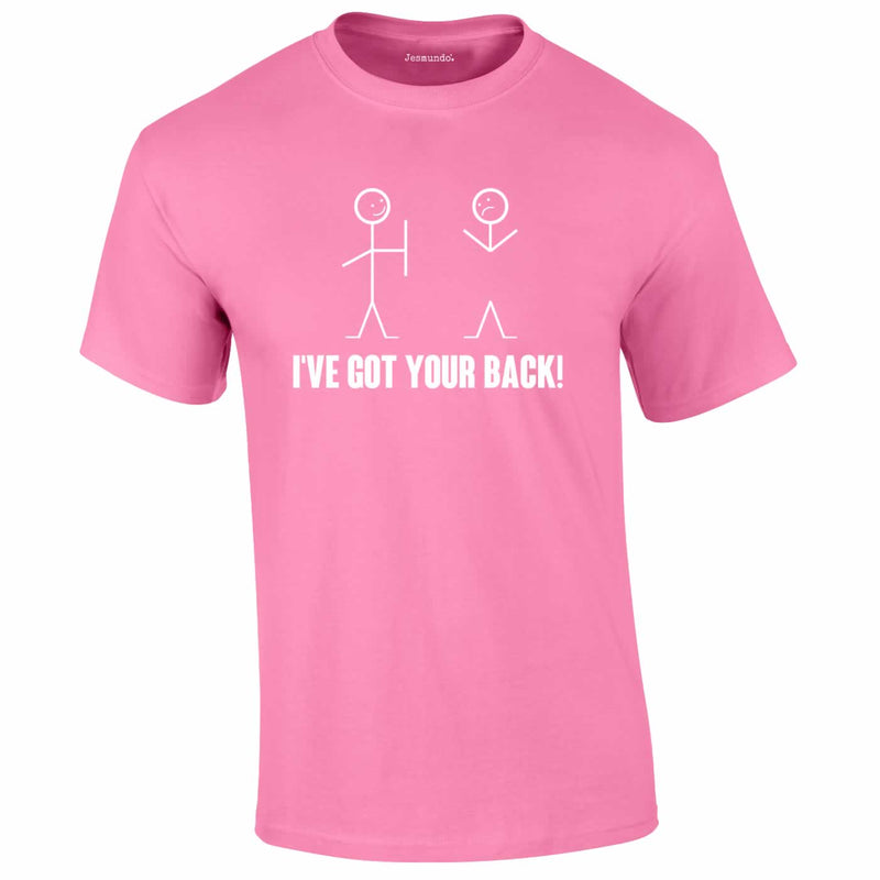I've Got Your Back Tee In Pink