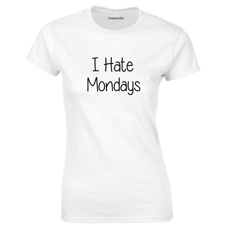 I Hate Mondays Women's Top In White