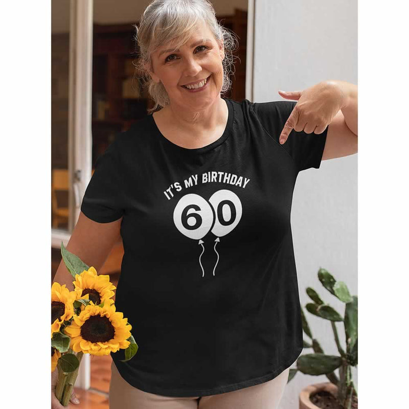 Women's 60th Birthday Balloons T-Shirt