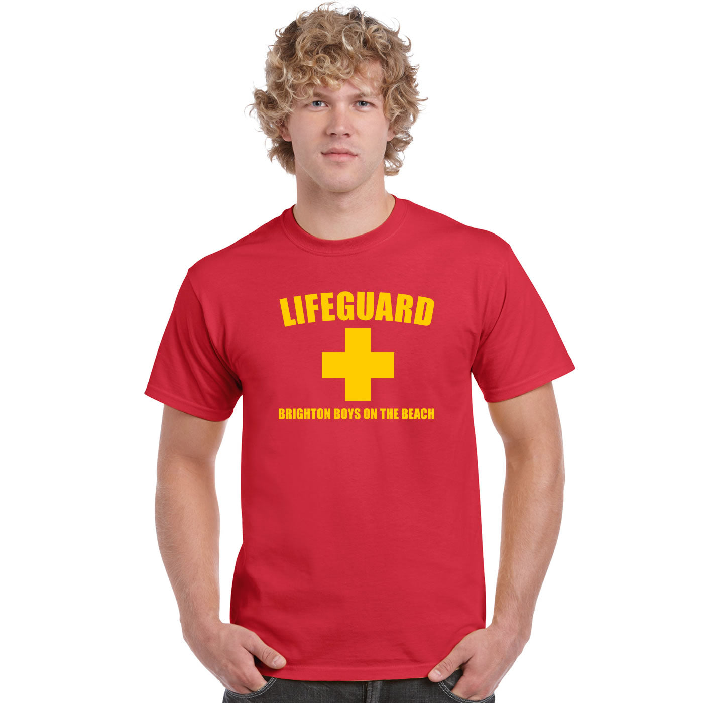 Lifeguard Theme Custom Printed Stag Party T Shirt