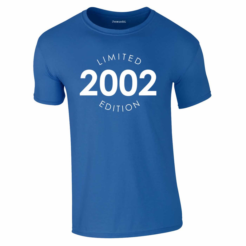 Limited Edition 2002 Tee In Royal Blue