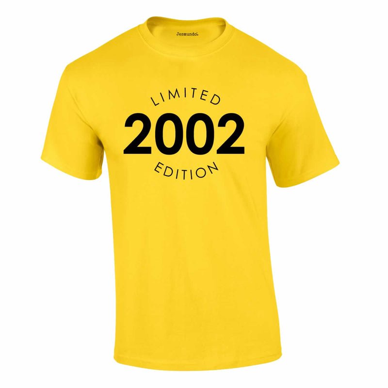 Limited Edition 2002 Tee In Yellow