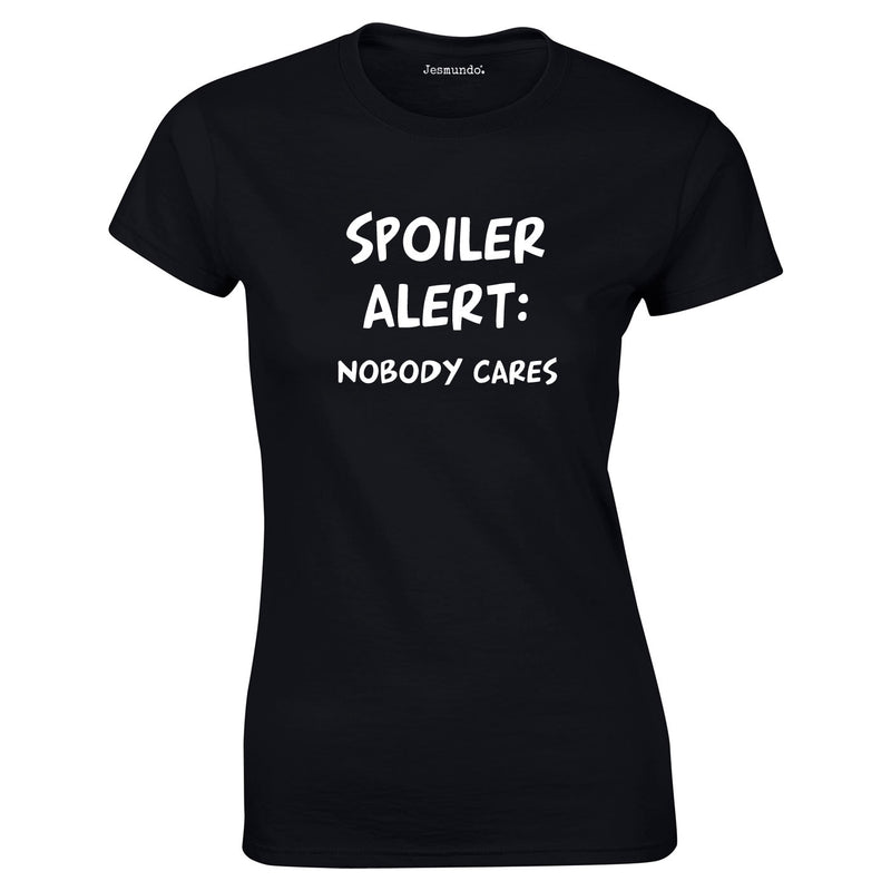 Spoiler Alert Ladies Top In Black